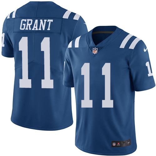 Indianapolis Colts 11 Limited Ryan Grant Royal Blue Nike NFL Youth JerseyVapor Untouchable jerseys